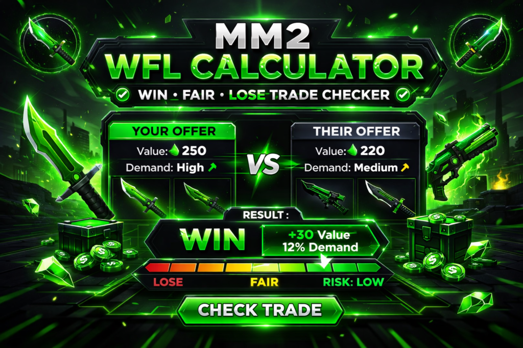 MM2 WFL Calculator – Win, Fair Lose Trade Checker