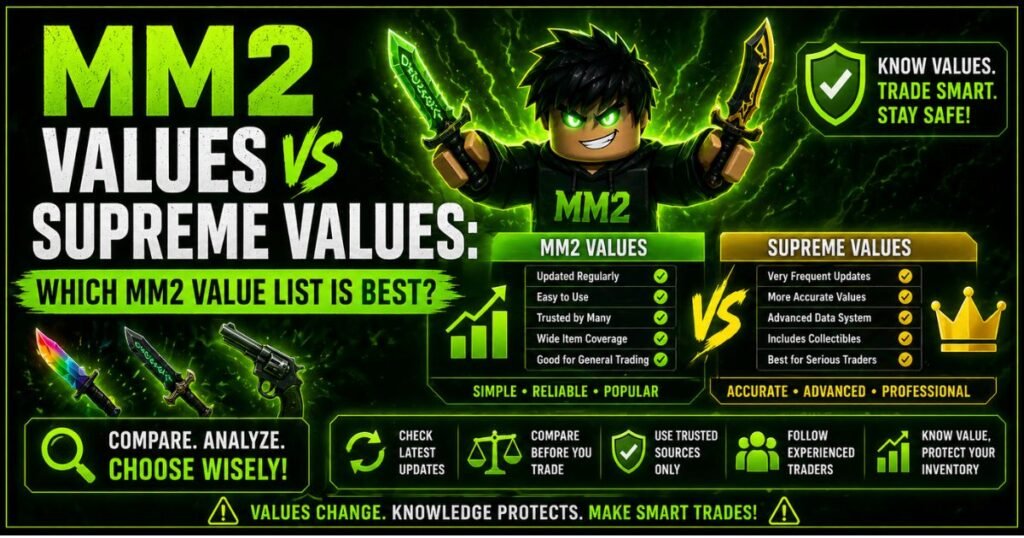 MM2 Values vs Supreme Values: Which MM2 Value List Is Best?