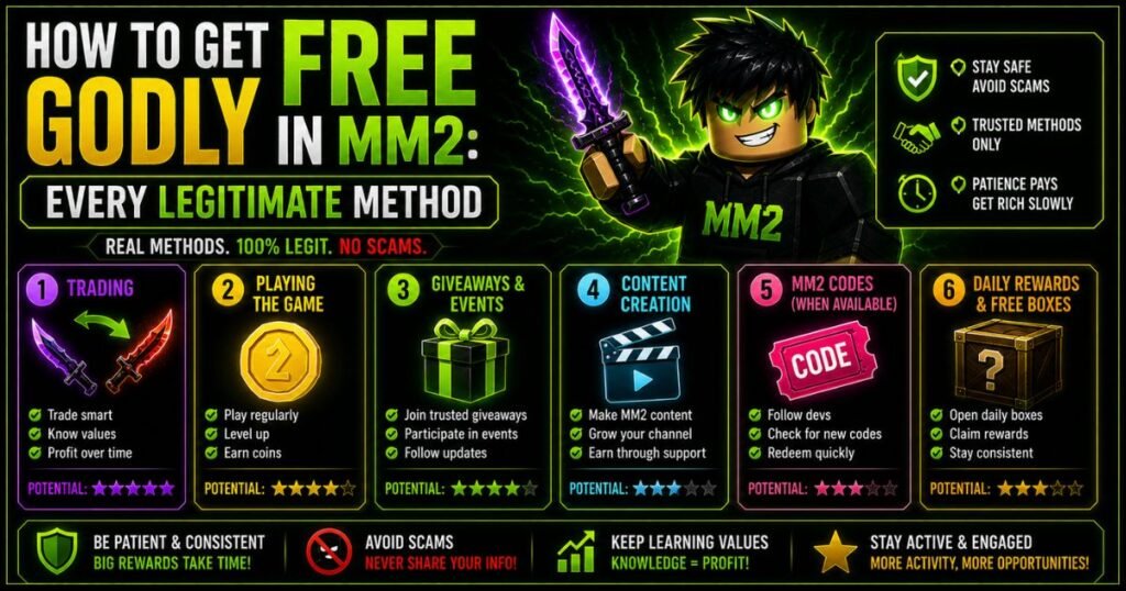How to Get Free Godly in MM2: Every Legitimate Method