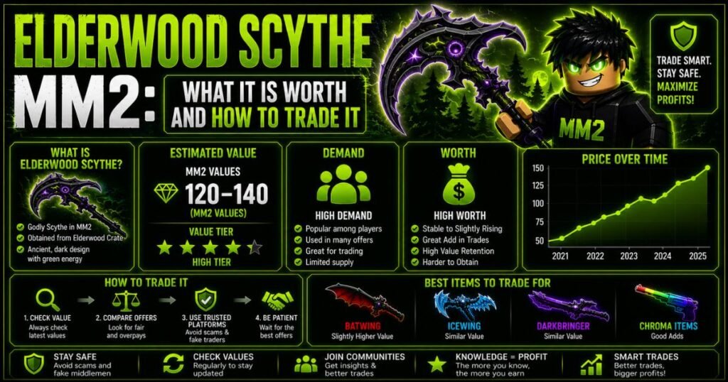 Elderwood Scythe MM2: What It Is Worth and How to Trade It Elderwood Scythe MM2: What It Is Worth and How to Trade It
