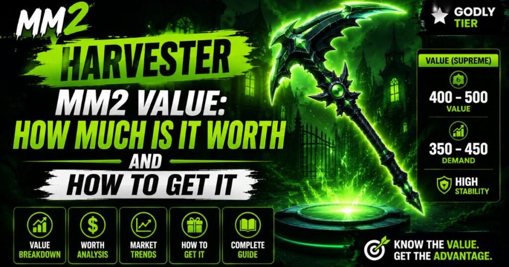 Harvester MM2 Value: How Much Is It Worth and How to Get It Harvester MM2 Value: How Much Is It Worth and How to Get It