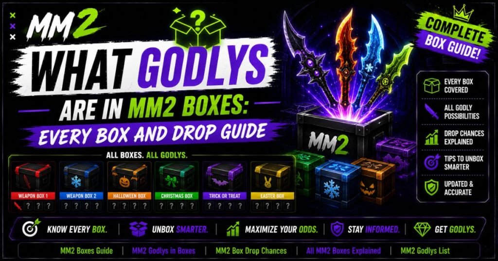 What Godlys Are in MM2 Boxes: Every Box and Drop Guide What Godlys Are in MM2 Boxes: Every Box and Drop Guide