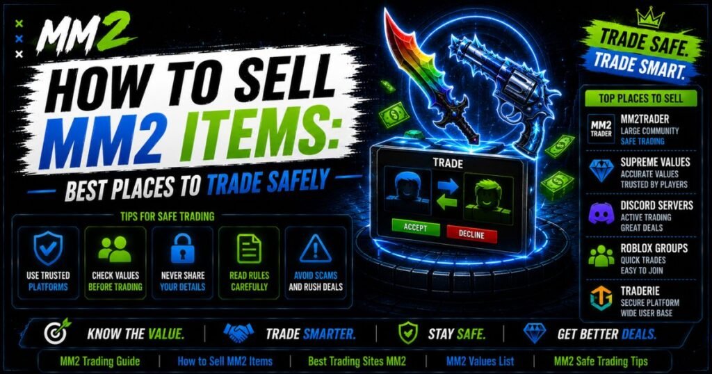 How to Sell MM2 Items: Best Places to Trade Safely