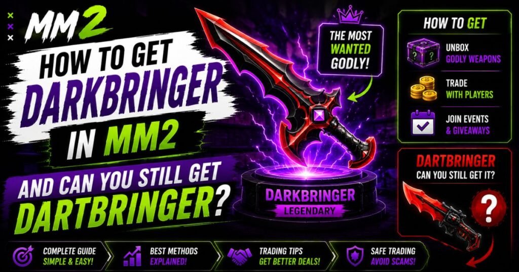 How to Get Darkbringer in MM2: Can You Get Dartbringer? How to Get Darkbringer in MM2: Can You Get Dartbringer?