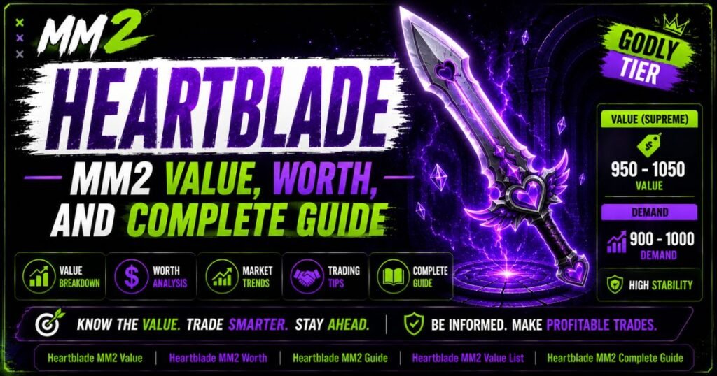 Heartblade MM2 Value, Worth, and Complete Guide